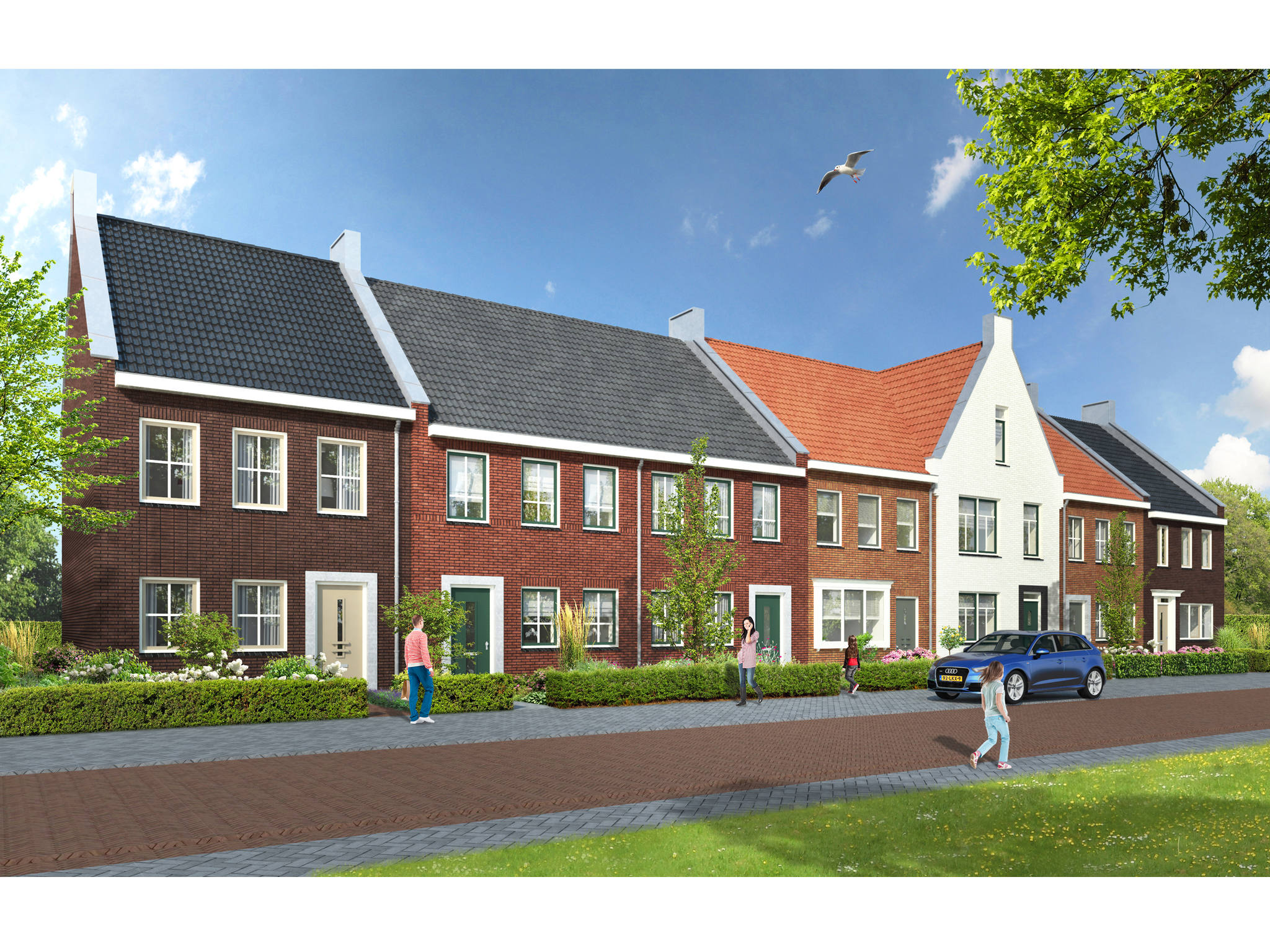 16 rijwoningen Jabikswoude